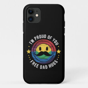 Trotse Vader Omhelzingen Gay Pride Bondgenoot LGBT Case-Mate iPhone Case