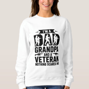 Trotse vader opa veteraan T-shirt ontwerp
