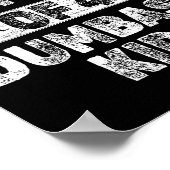 Trotse vader van 4 domme Kinder grappige vaders Poster (Hoek)