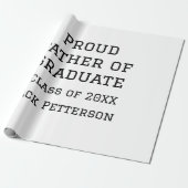 Trotse vader van afstuderen klasse van 20XX voeg n Cadeaupapier (Uitgerold)