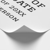 Trotse vader van afstuderen klasse van 20XX voeg n Cadeaupapier (Hoek)