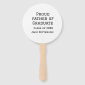 Trotse vader van afstuderen klasse van 20XX voeg n Handwaaier (Voorkant)