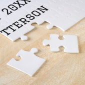 Trotse vader van afstuderen klasse van 20XX voeg n Legpuzzel (Zijkant)