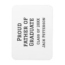 Trotse vader van afstuderen klasse van 20XX voeg n Magneet
