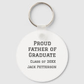 Trotse vader van afstuderen klasse van 20XX voeg n Sleutelhanger (Achterkant)
