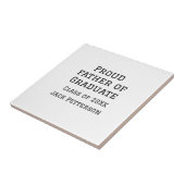 Trotse vader van afstuderen klasse van 20XX voeg n Tegeltje (Zijkant)