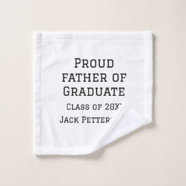 Trotse vader van afstuderen klasse van 20XX voeg n Washandje