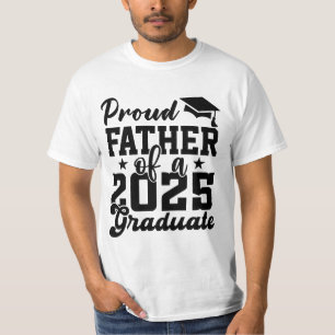 Trotse vader van een 2025 afstuderen klasse van ee t-shirt