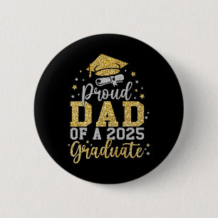 Trotse vader van een 2025 Afstuderen senior CL van Ronde Button 5,7 Cm