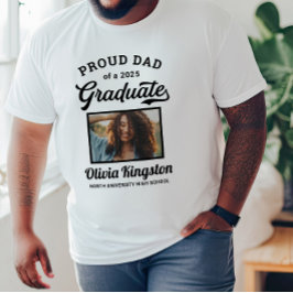 Trotse vader van een afgestudeerde in 2026 Wit T-shirt