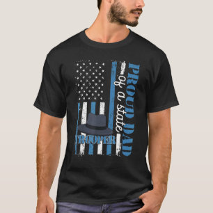 Trotse vader van een afgestudeerde politieagent va t-shirt