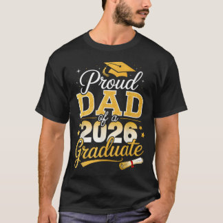 Trotse Vader Van Een Afgestudeerde Senior Van De K T-shirt