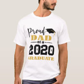 Trotse vader van een Afstuderen 2020 T-shirt (Voorkant)