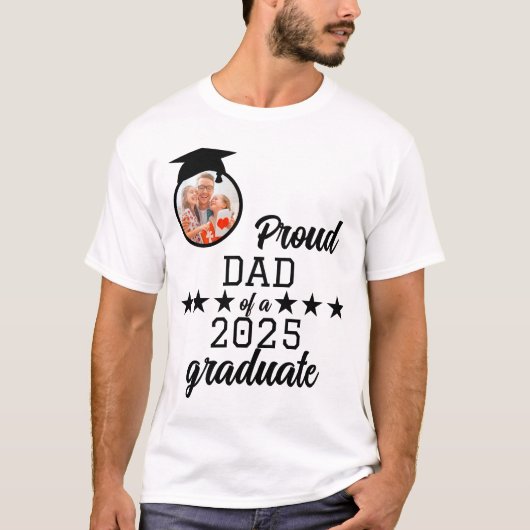 Trotse vader van een Afstuderen Afstuderen uit 202 T-shirt (Voorkant)