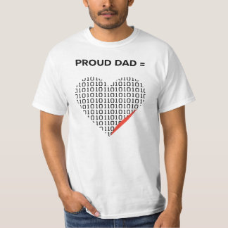 Trotse vader van een briljante software-ingenieur t-shirt