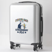 Trotse vader van een buitengewoon kind autisme vec sticker (Koffer)