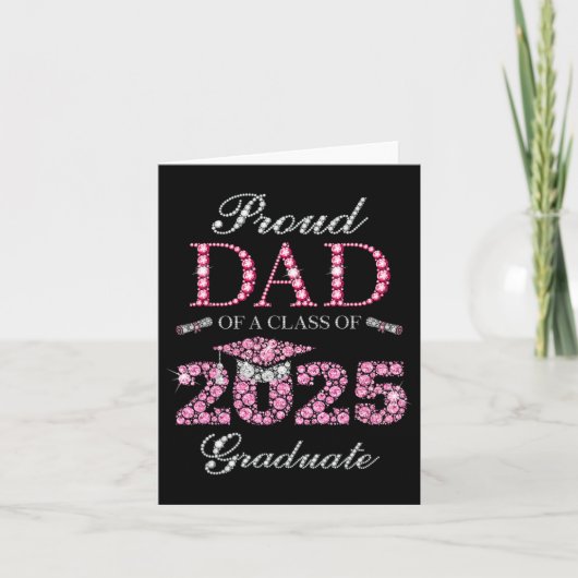 Trotse vader van een CL van 2025 Afstuderen Kaart (Voorkant)