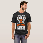 Trotse vader van een CRPS Warrior RSD Awareness Ri T-shirt (Voorkant volledig)