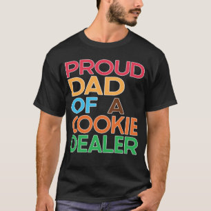 Trotse vader van een koekjeshandelaar voor bakkers t-shirt