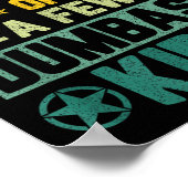 Trotse vader van een paar domme Kinder Funny Fathe Poster (Hoek)