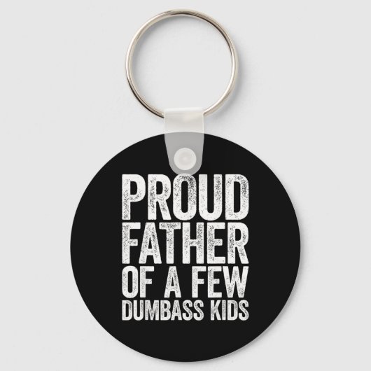 Trotse vader van een paar domme Kinder grappige va Sleutelhanger (Voorkant)