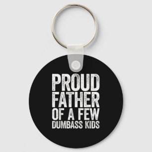 Trotse vader van een paar domme Kinder Shirt grapp Sleutelhanger