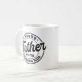 Trotse vader van een paar Geweldige Kinderen Koffiemok (Voorkant links)