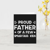 Trotse vader van een paar slimme Kinder vader&# s Kaart (Gele Bloem)