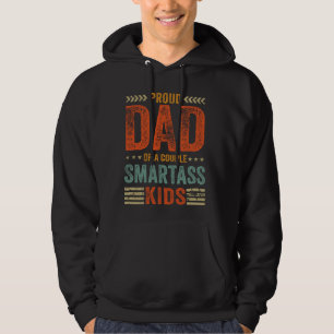 Trotse vader van een paar smartass Kinder grappige Hoodie