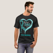 Trotse vader van een PTSS-strijder T-shirt (Voorkant volledig)