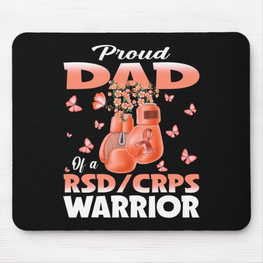 Trotse vader van een RSD Corps Warrior Awareness B Muismat (Voorkant)