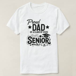 Trotse vader van een senior van de klas van 2025 t-shirt