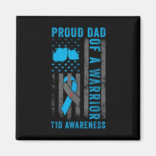 Trotse vader van een T1D Warrior Type 1 diabetes A Magneet