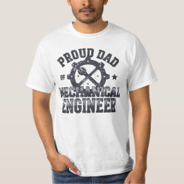 Trotse vader van een werktuigbouwkundig ingenieur t-shirt