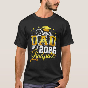 Trotse vader van eindexamenklas 2026 afgestudeerde t-shirt