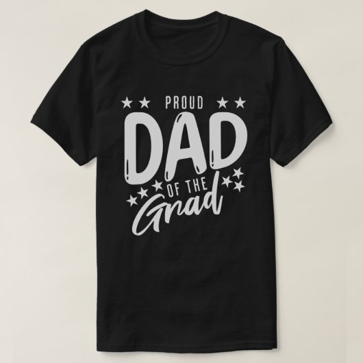 Trotse Vader van het Afstudeerder Vader Shirt voor (Design voorkant)