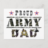 Trotse Vader van het Leger Briefkaart (Voorkant)