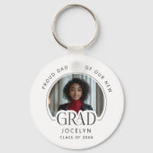 Trotse vader van ons Afstudeerder Foto Keepsake Sl Sleutelhanger (Achterkant)