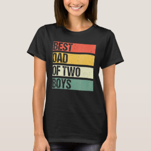Trotse vader van twee Geweldige zoons vader van 2 T-shirt