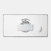 Trotse Vader Vintage Gravure Citaat Design_1 Bureaumat (Keyboard & Muis)