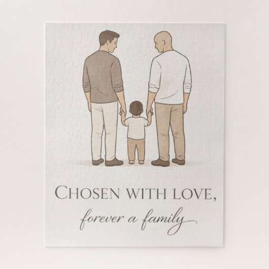 Trotse vaders LGBTQ Legpuzzel (Verticaal)