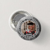 Trotse van onze afgestudeerde Trendy afstudeerfoto Ronde Button 3,2 Cm (Voorkant /achterkant)