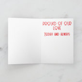 Trotse van onze liefde kaart (Binnen)