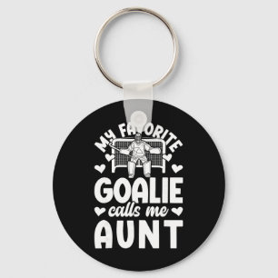 Trotse veldhockey doelverdediger tante veldhockey sleutelhanger
