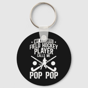 Trotse veldhockey Opa van een veldhockeyspeler Sleutelhanger