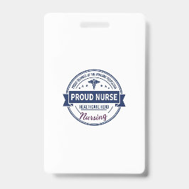 Trotse Verpleegster Zorgheld Vintage Badge