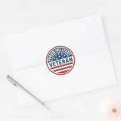 Trotse veteraan Sticker | patriottisch gewapend (Envelop)