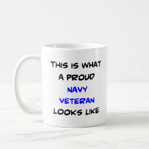 trotse veteraan van de marine koffiemok