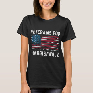 Trotse veteranen voor Kamala Harris Tim W 2024 T-shirt