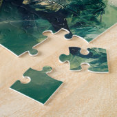 Trotse Viking-krijger in harnas Legpuzzel (Zijkant)
